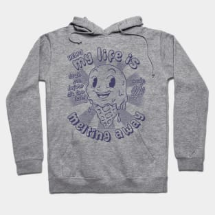 Life melting - lines Hoodie